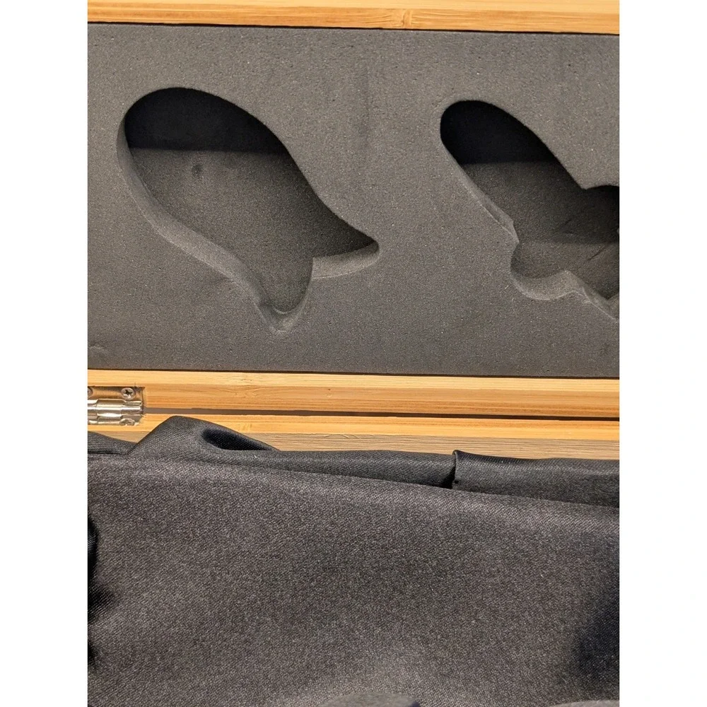 M&M's Racing Engraved Wood Storage Box w/ Latch & Foam Insert 14x6x5